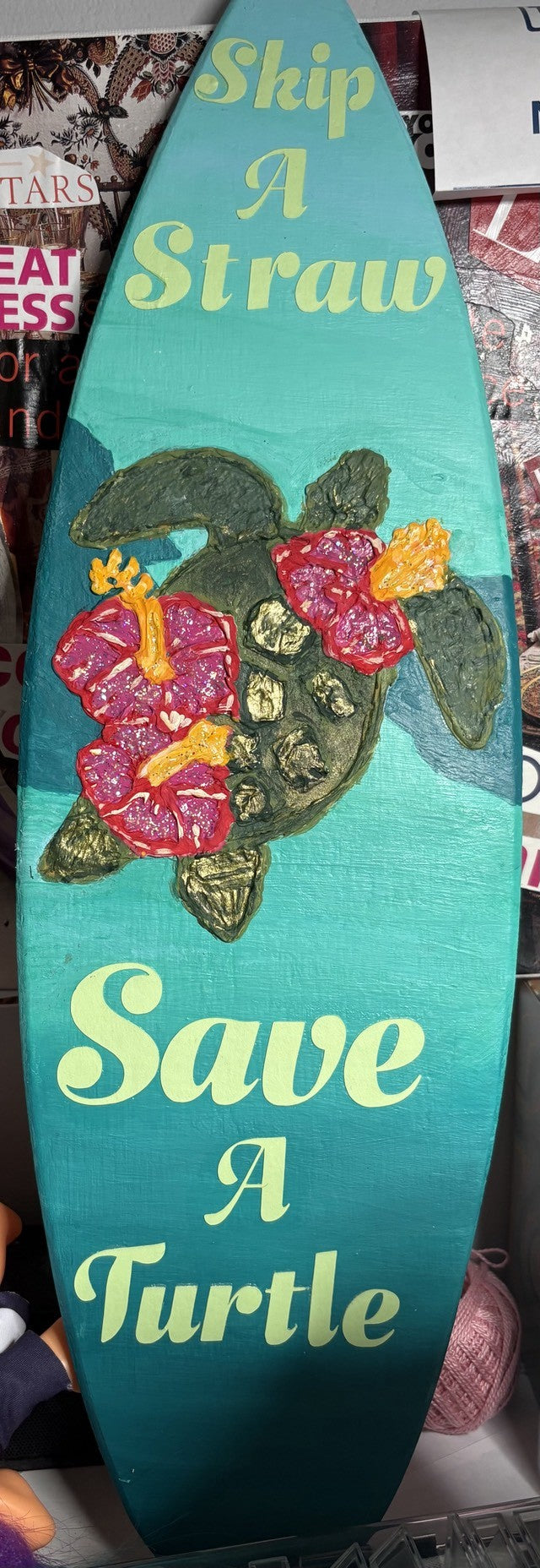 Save a Turtle Surf Board