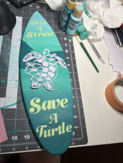 Save a Turtle Surf Board